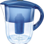 Mavea - Classic Fit 9-Cup Water Filter Pitcher - Blue
