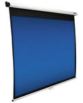 Elite Screens - Manual Series 100" Pull-Down Projector Screen - Black