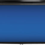 Elite Screens - Manual Series 92" Pull-Down Projector Screen - Black