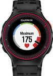 Garmin - Forerunner 225 Sport Watch - Black/Red