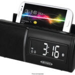 Jensen - Bluetooth Clock Radio - Black