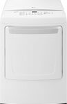 LG - 7.3 Cu. Ft. 8-Cycle Electric Dryer - White