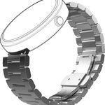 Motorola - Metal Band for Moto 360 Smart Watches - Natural Silver