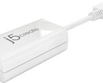 j5 create - USB 2.0-to-10/100 Ethernet Adapter - White