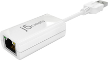j5 create - USB 2.0-to-10/100 Ethernet Adapter - White - Image 1