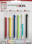 Nintendo - Universal Rainbow Stylus 6-Pack for Nintendo 3DS, DS Lite, DSi and DSi XL - Yellow