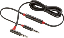 Platinum - 5' 3.5mm Audio Cable - Black/Red - Image 1