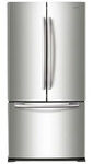 Samsung - 17.5 Cu. Ft. Counter-Depth French Door Refrigerator - Stainless Steel