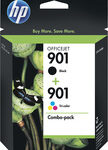 HP - 901 2-Pack Ink Cartridges - Cyan/Magenta/Yellow