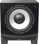 Energy - 10" 400-Watt Powered Subwoofer - Black Ash