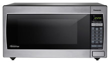 Panasonic - 1.6 Cu. Ft. Full-Size Microwave - Stainless Steel - Image 1