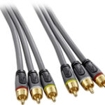 Rocketfish™ - 12' Composite A/V Cable - Gray