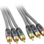 Rocketfish™ - 8' Component Video Cable - Gray