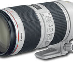 Canon - EF 70-200mm f/2.8L IS II USM Telephoto Zoom Lens - White