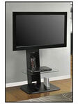 Altra Furniture - Galaxy TV Stand with Mount for Flat-Panel TVs Up to 50" - Black