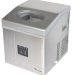 Magic Chef - 14.9" 33-Lb. Portable Icemaker - Silver