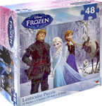 Cardinal - Disney Frozen 48-Piece Lenticular Puzzle - Blue