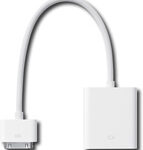 Apple - Dock Connector-to-VGA Adapter for Apple® iPad® - White