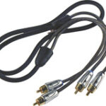 Kicker - X-Series 16.5' 2-Channel RCA Audio Cable - Black