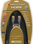 Monster - Gold Series 5' In-Wall HDMI A/V Cable - Gray
