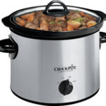 Crock-Pot - 3 Qt. Slow Cooker - Stainless/Black