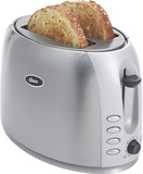 Oster - 2-Slice Wide-Slot Toaster - Black - Image 1
