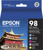 Epson - 98 5-Pack High-Yield Ink Cartridges - Cyan/Magenta/Yellow/Light Cyan/Light Magenta - Image 1