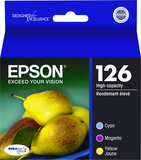 Epson - 126 3-Pack Ink Cartridges - Cyan/Magenta/Yellow - Image 1