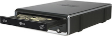 LG - Super-Multi 24x External USB 2.0 Double-Layer DVD¿/CD-RW Drive - Black