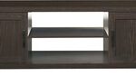 Pinnacle - TV Stand for Flat-Panel TVs Up to 60" - Walnut